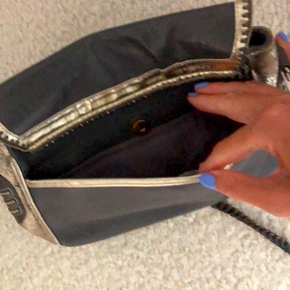 Military style mixed metal cross body bag - Picture 5 of 8